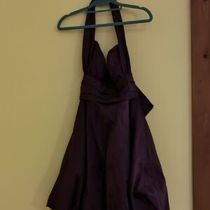 Betsy & Adam Rich Purple Dress